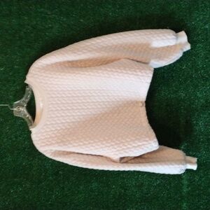 Revolve Goldie cropped top long sleeve quilted top